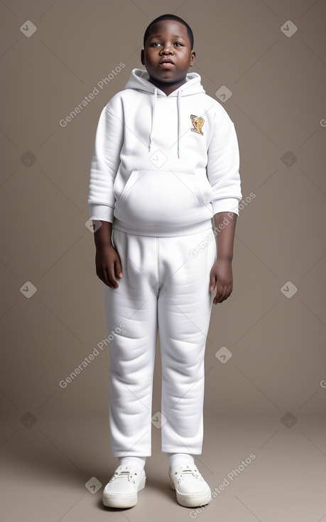 Togolese child boy with  brown hair