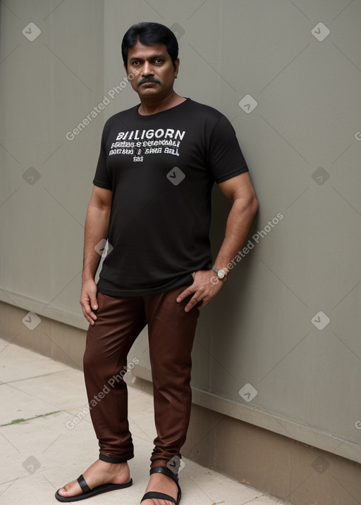 Bangladeshi middle-aged male with  black hair