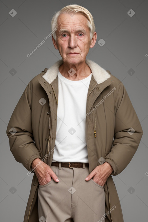 New zealand elderly male with  blonde hair