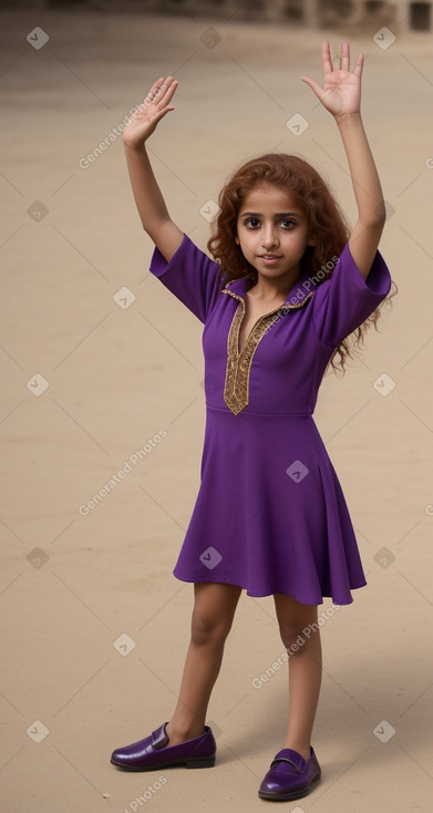 Yemeni child girl with  ginger hair