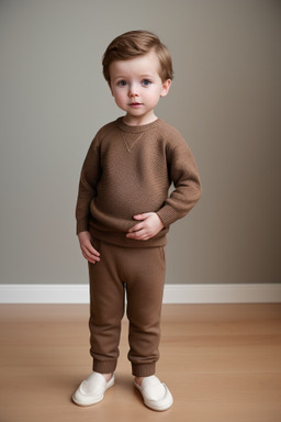 Lithuanian infant boy with  brown hair