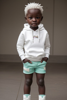 Togolese infant boy with  white hair