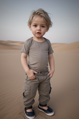 Danish infant boy with  gray hair