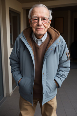 Hungarian elderly male with  brown hair