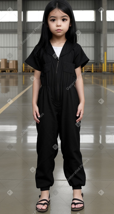 Japanese child female with  black hair