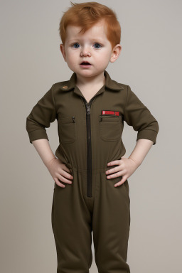 Paraguayan infant boy with  ginger hair