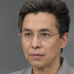 Neutral white adult male with short  brown hair and brown eyes