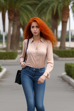 Emirati adult female with  ginger hair