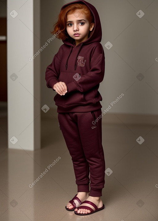 Bahraini infant girl with  ginger hair