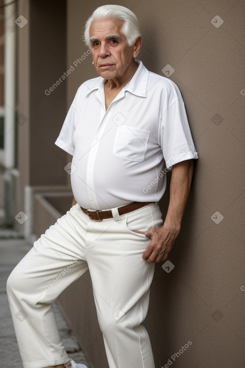 Cuban elderly male with  white hair