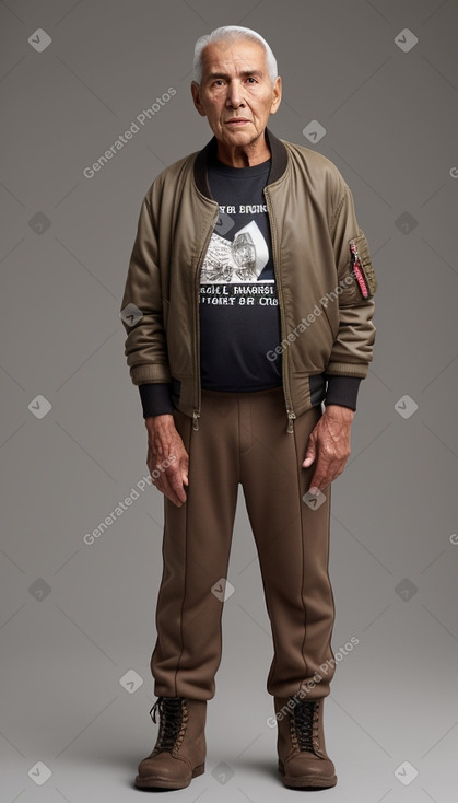 Bolivian elderly male with  brown hair