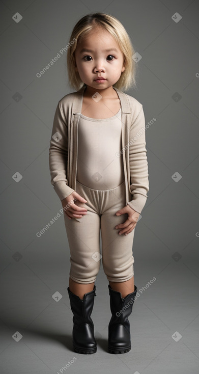 Filipino infant girl with  blonde hair