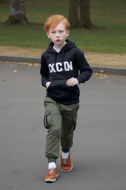 German child boy with  ginger hair