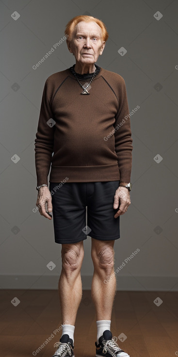 Togolese elderly male with  ginger hair