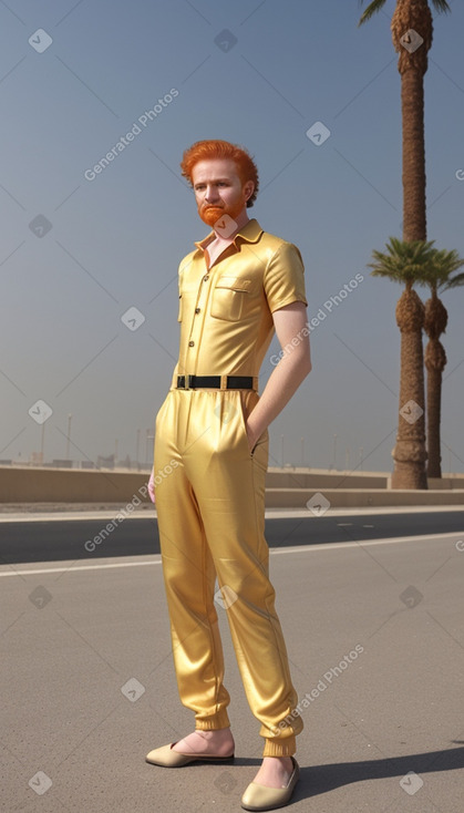 Bahraini adult male with  ginger hair