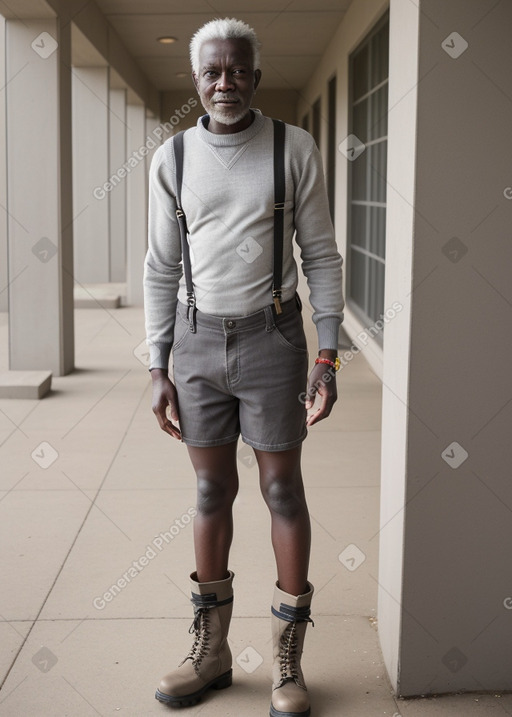 Ugandan adult male with  gray hair