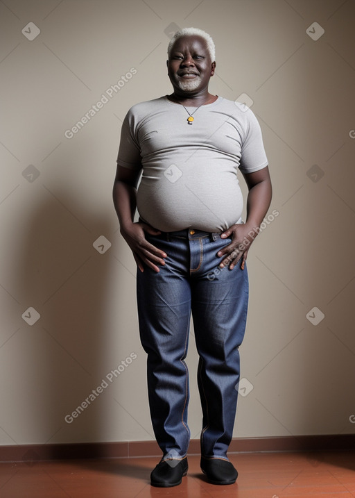 Ugandan 45 years male with  gray hair