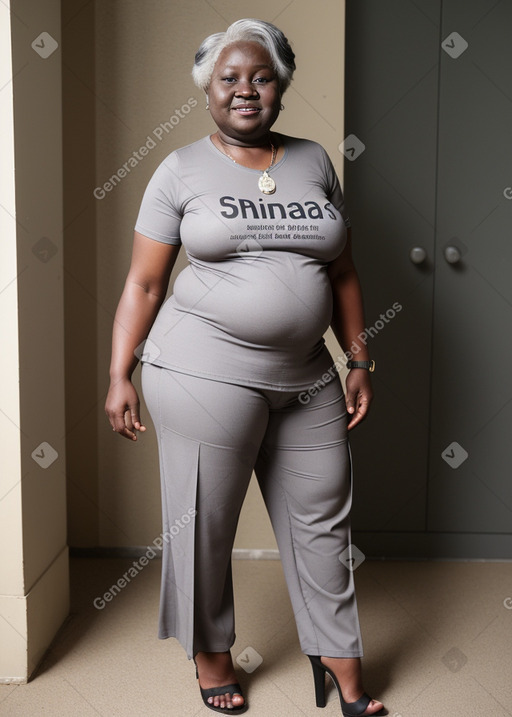 Ghanaian elderly female with  gray hair