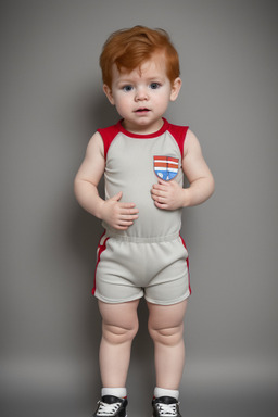 Paraguayan infant boy with  ginger hair