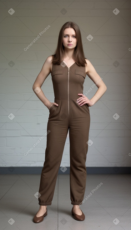 Russian 45 years female with  brown hair