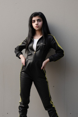 Syrian teenager girl with  black hair