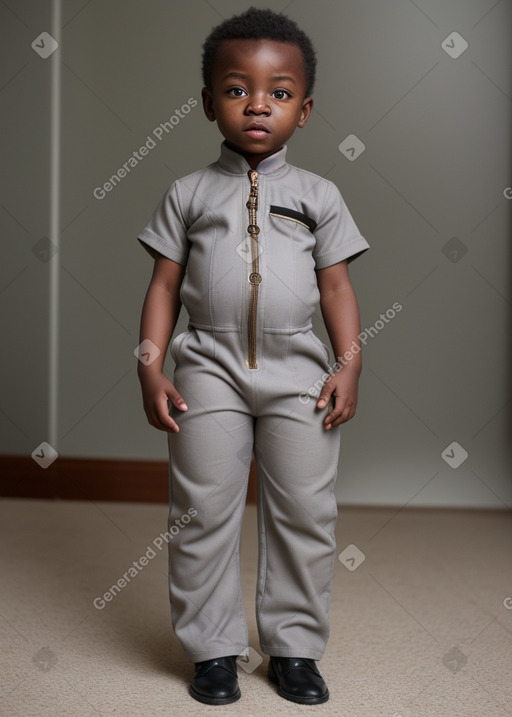 Nigerian infant boy with  gray hair