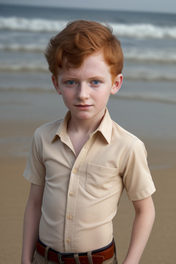 Syrian child boy with  ginger hair