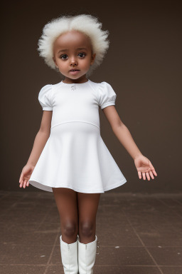 Ethiopian infant girl with  white hair