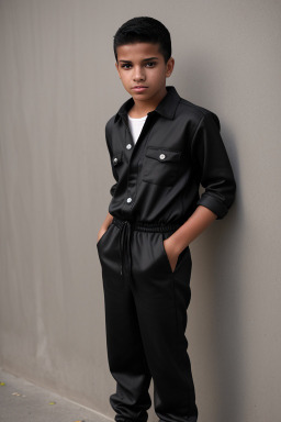 Honduran teenager boy with  black hair