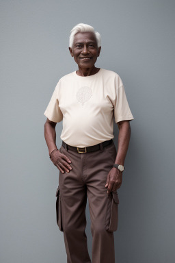 Elderly male with  white hair