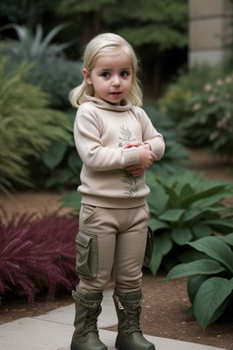 Syrian infant girl with  blonde hair