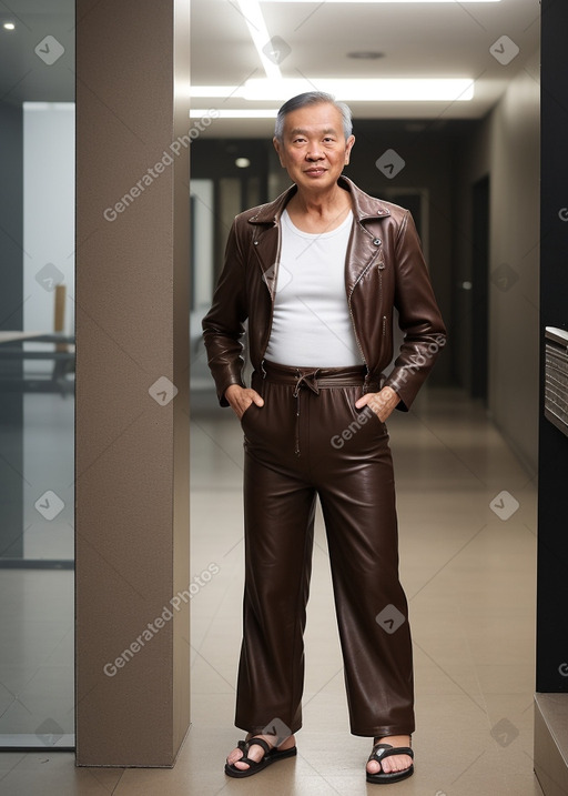 Singaporean 45 years male with  brown hair