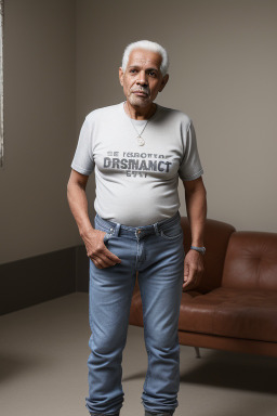 Dominican elderly male with  gray hair