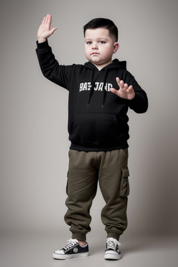 Croatian child boy with  black hair