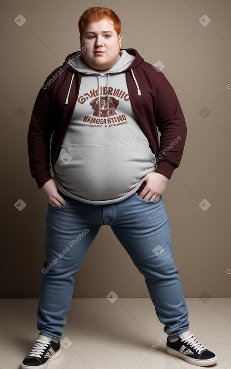 Macedonian young adult male with  ginger hair