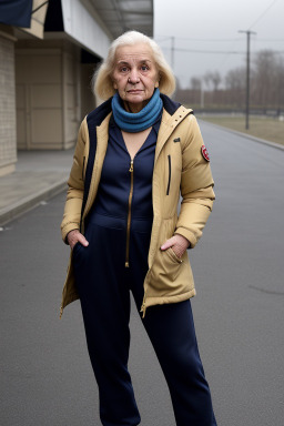 Georgian elderly female with  blonde hair