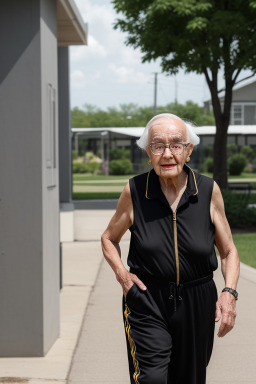 Elderly non-binary with  black hair