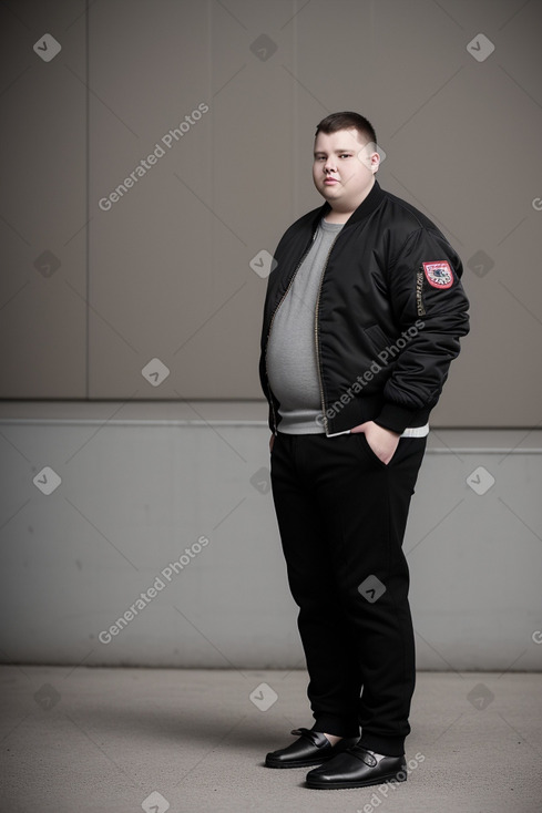 Lithuanian young adult male with  black hair