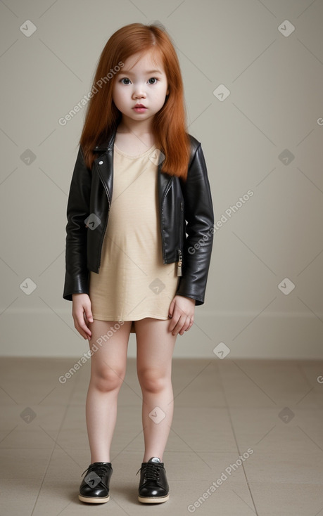 Thai infant girl with  ginger hair