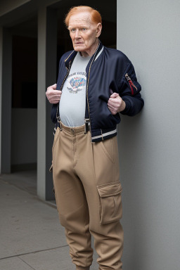 Panamanian elderly male with  ginger hair