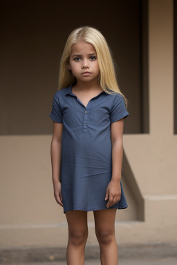 Nicaraguan child girl with  blonde hair