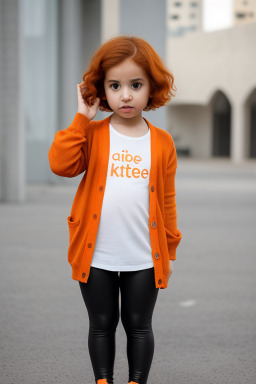 Bahraini infant girl with  ginger hair