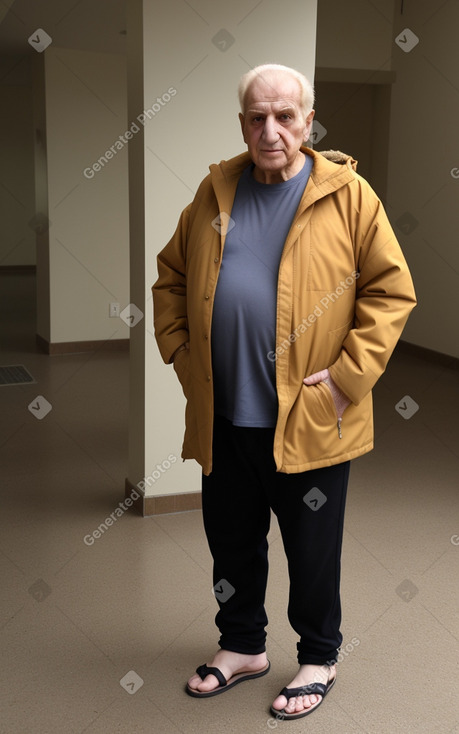 Lebanese elderly male with  ginger hair