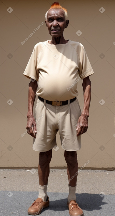 Sudanese elderly male with  ginger hair