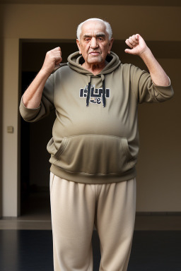 Iraqi elderly male with  ginger hair