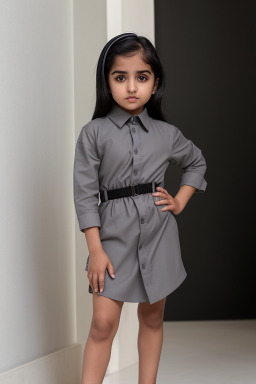 Emirati infant girl with  gray hair