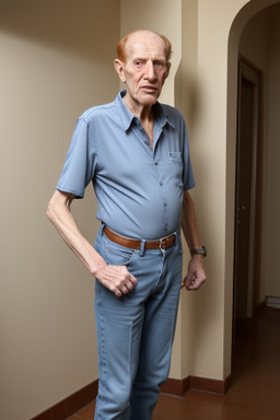 Israeli elderly male with  ginger hair