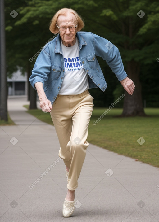 Finnish elderly male with  ginger hair