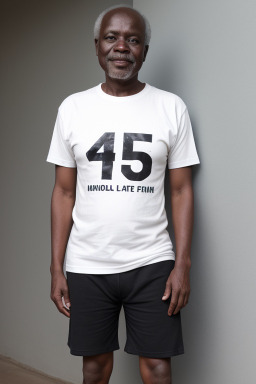 Ugandan 45 years male with  black hair