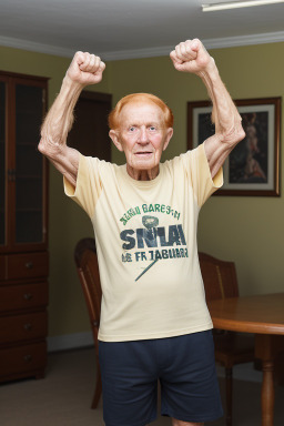 Jamaican elderly male with  ginger hair